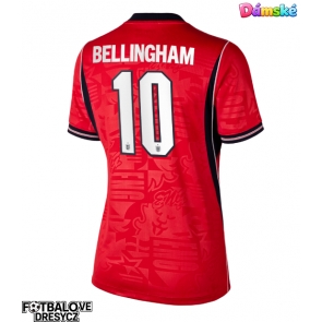 Anglie Jude Bellingham #10 Dámské Venkovní Dres MS 2026 Krátký Rukáv